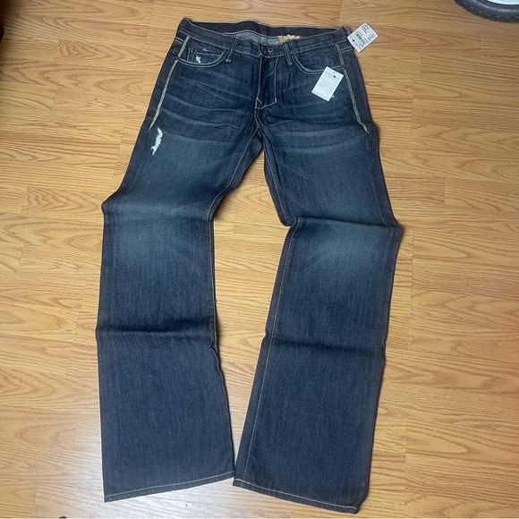 Men's Classic Blue Bootcut Jeans
